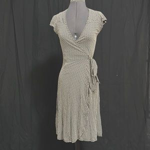 Women’s wrap & tie dress- size 2 US (34 France) made by Etam, made in France